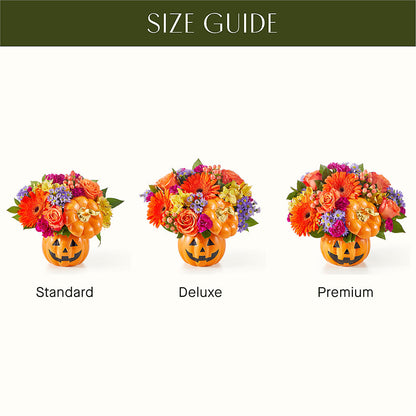Tricks & Treats Pumpkin –  Facet Flowers, Austin TX