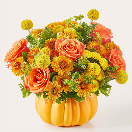 Gourdgeous Pumpkin –  Facet Flowers, Austin TX
