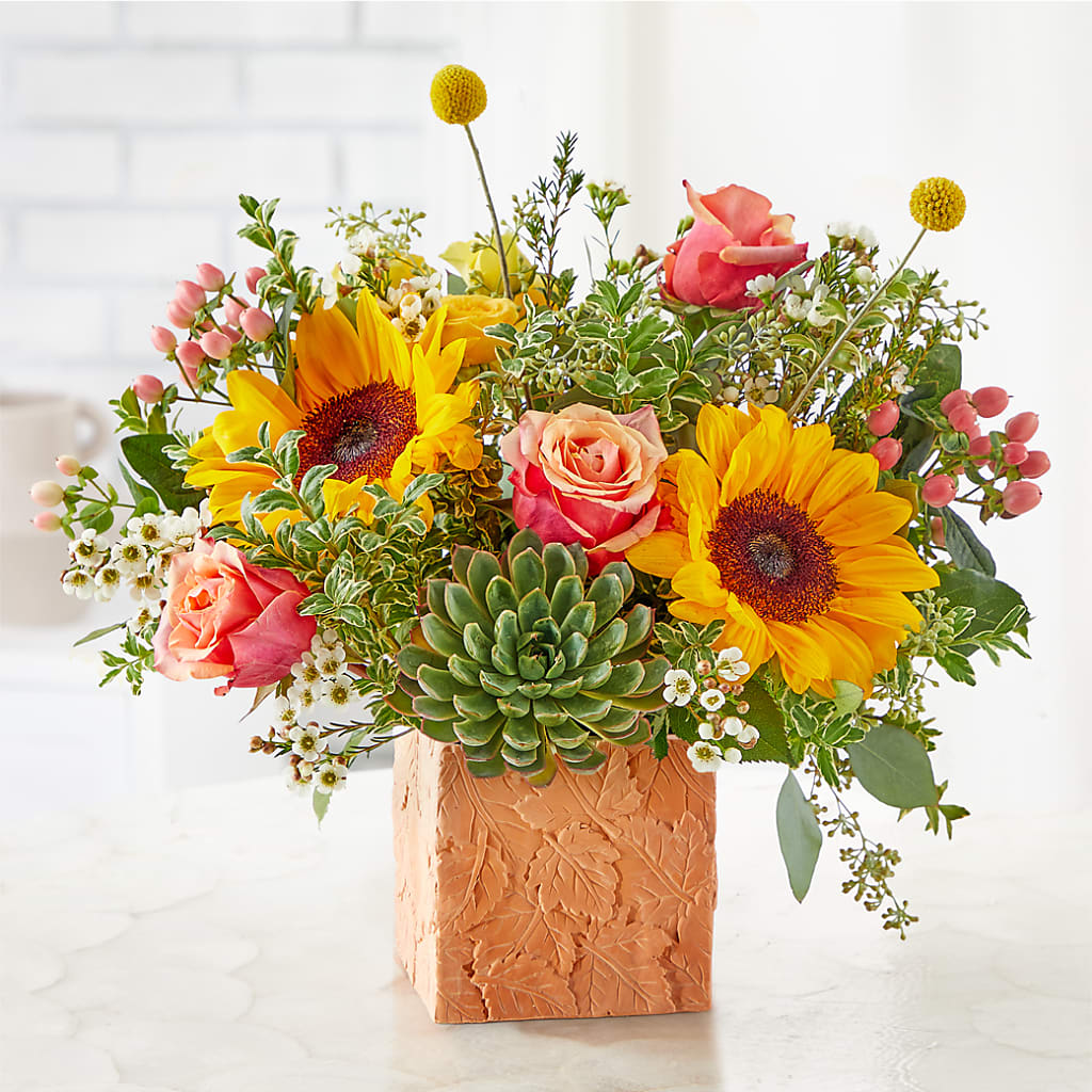 Sunflower Season Bouquet –  Facet Flowers, Austin TX
