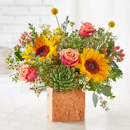 Sunflower Season Bouquet –  Facet Flowers, Austin TX