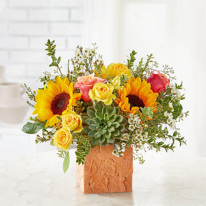 Sunflower Season Bouquet –  Facet Flowers, Austin TX
