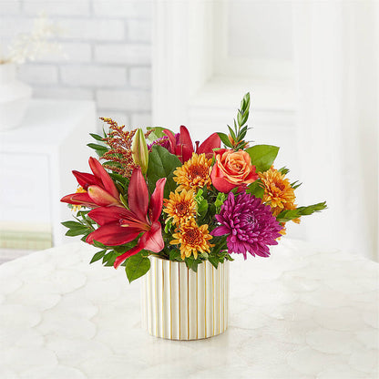 Burgundy Landscape Bouquet –  Facet Flowers, Austin TX