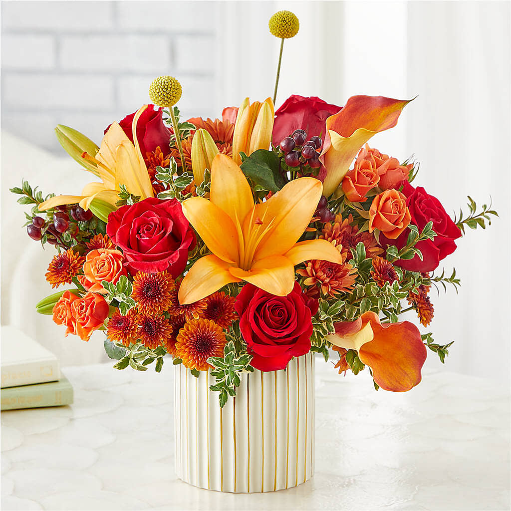 Scarlet Skies Bouquet –  Facet Flowers, Austin TX