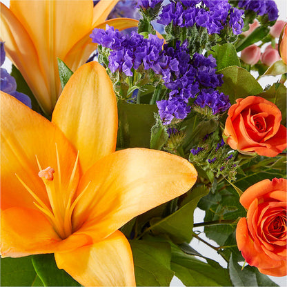 Radiant Citrus Bouquet –  Facet Flowers, Austin TX