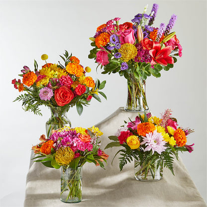 Feast of Color – A Florist Original –  Facet Flowers, Austin TX