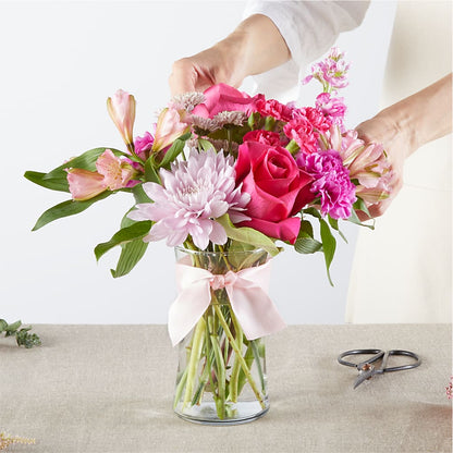 Pink Ribbon - A Florist Original –  Facet Flowers, Austin TX