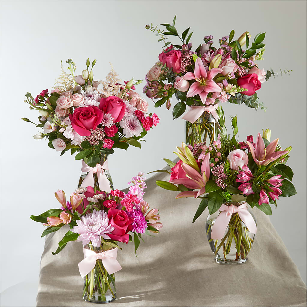 Pink Ribbon - A Florist Original –  Facet Flowers, Austin TX