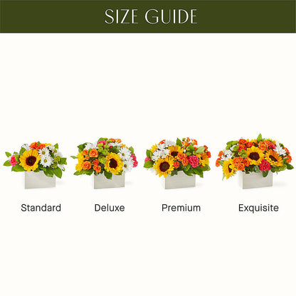 Sun-drenched Blooms Box Bouquet –  Facet Flowers, Austin TX