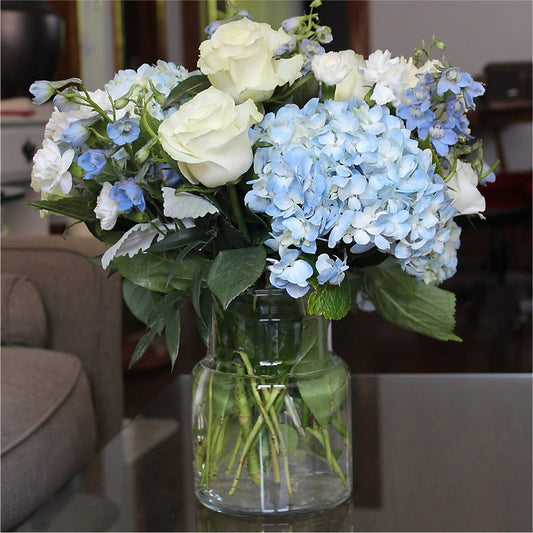 Clear Skies Bouquet –  Facet Flowers, Austin TX