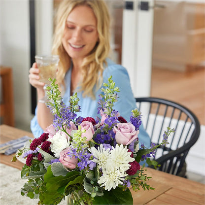 Violet Frost Bouquet –  Facet Flowers, Austin TX