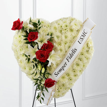Heartfelt Hero Standing Heart –  Facet Flowers, Austin TX