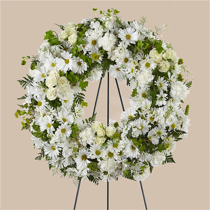Faithful Wishes Wreath –  Facet Flowers, Austin TX