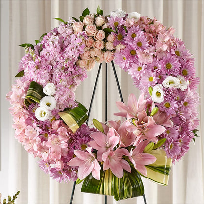 Gift of Warmth Wreath –  Facet Flowers, Austin TX