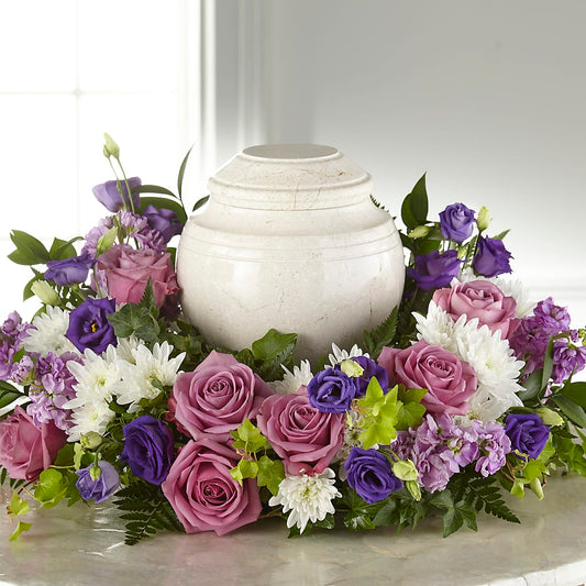 Blooming Sympathy Cremation Adornment –  Facet Flowers, Austin TX