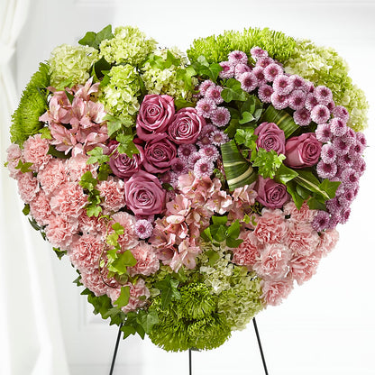 Heartwarming Standing Heart –  Facet Flowers, Austin TX