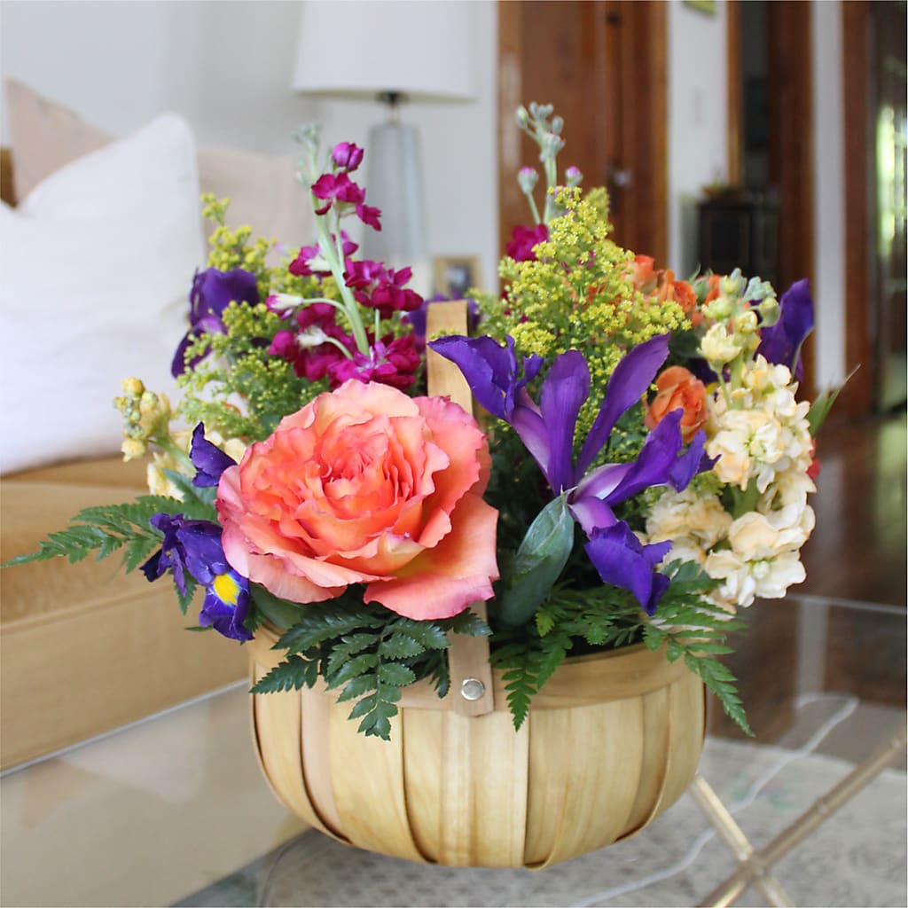 Garden of Life Basket –  Facet Flowers, Austin TX
