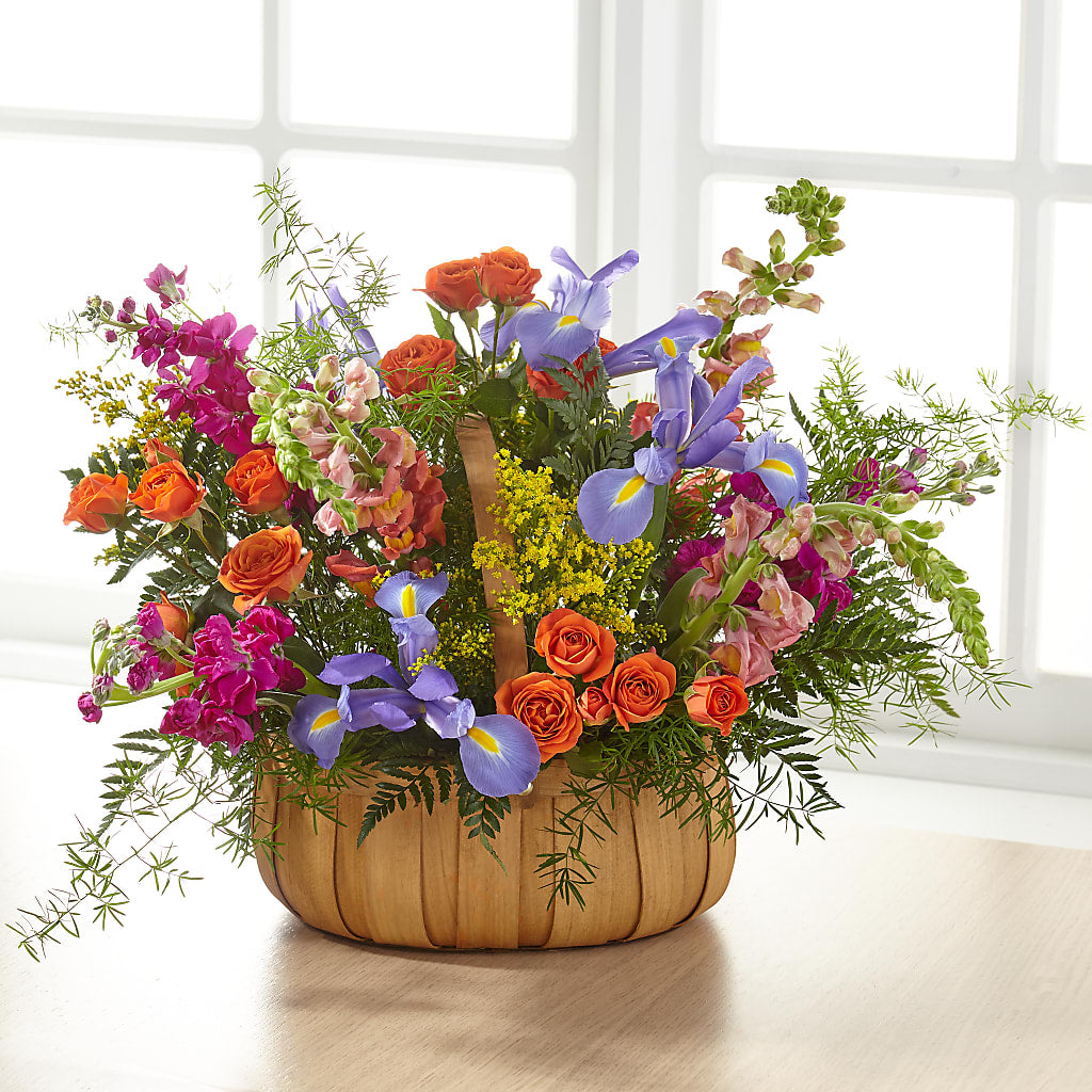 Garden of Life Basket –  Facet Flowers, Austin TX
