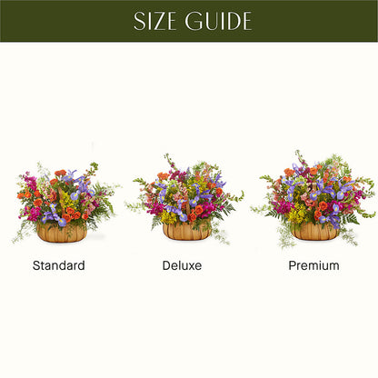 Garden of Life Basket –  Facet Flowers, Austin TX