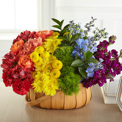 Prideful Basket –  Facet Flowers, Austin TX