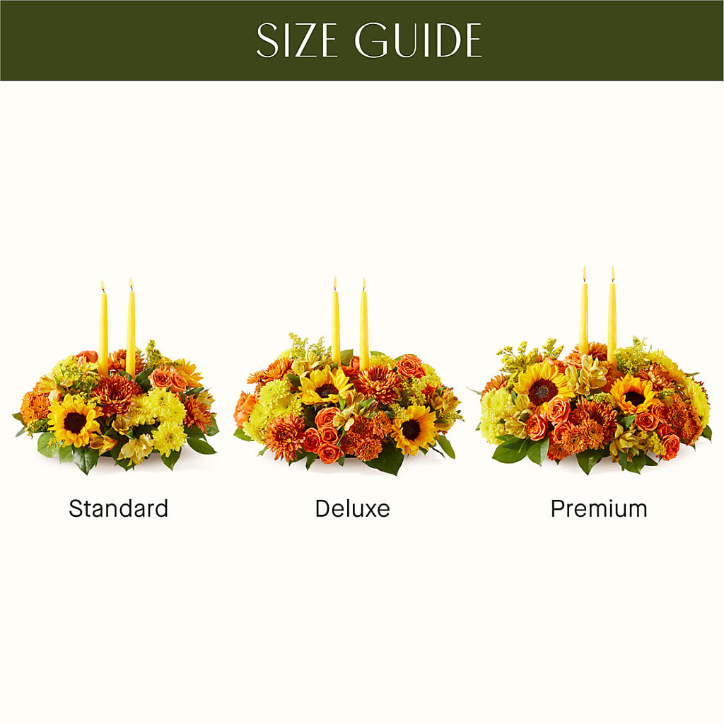 Autumn Harmony Centerpiece –  Facet Flowers, Austin TX