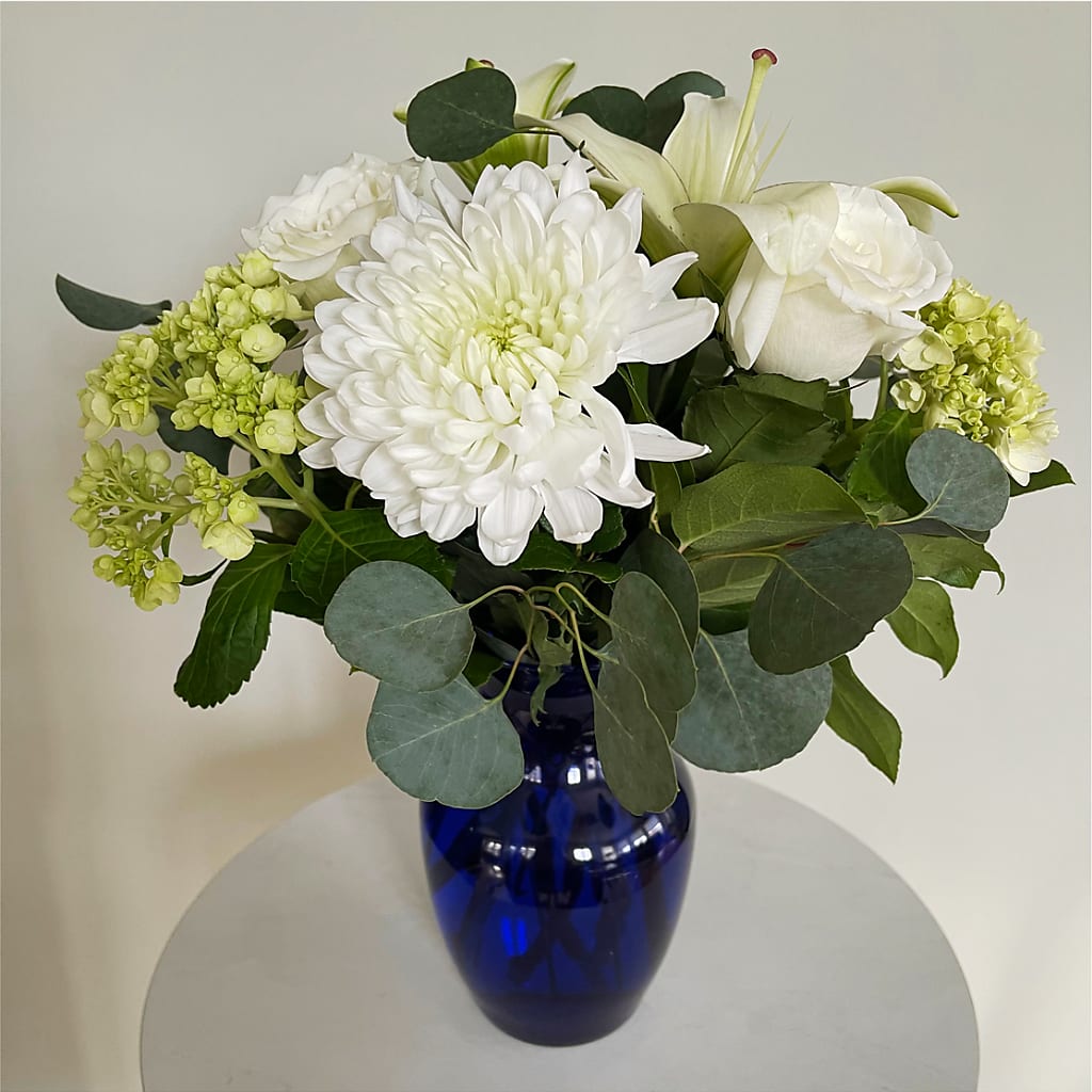 Snowy Dreams Bouquet –  Facet Flowers, Austin TX