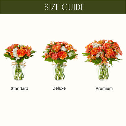 Apricot Glow Bouquet –  Facet Flowers, Austin TX