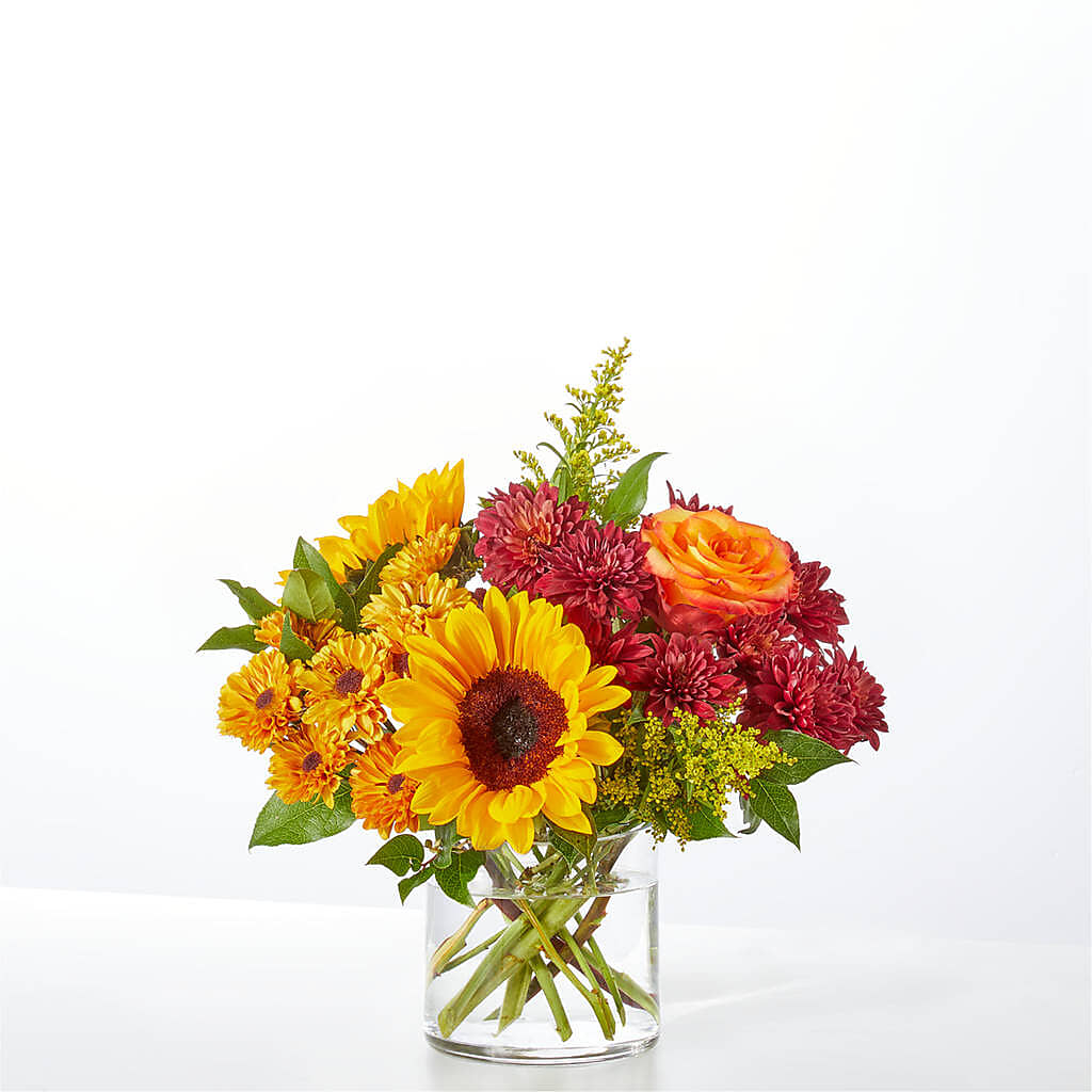 Flannel Scarf Bouquet –  Facet Flowers, Austin TX
