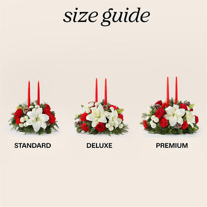 Seasonal Festivities Centerpiece –  Facet Flowers, Austin TX