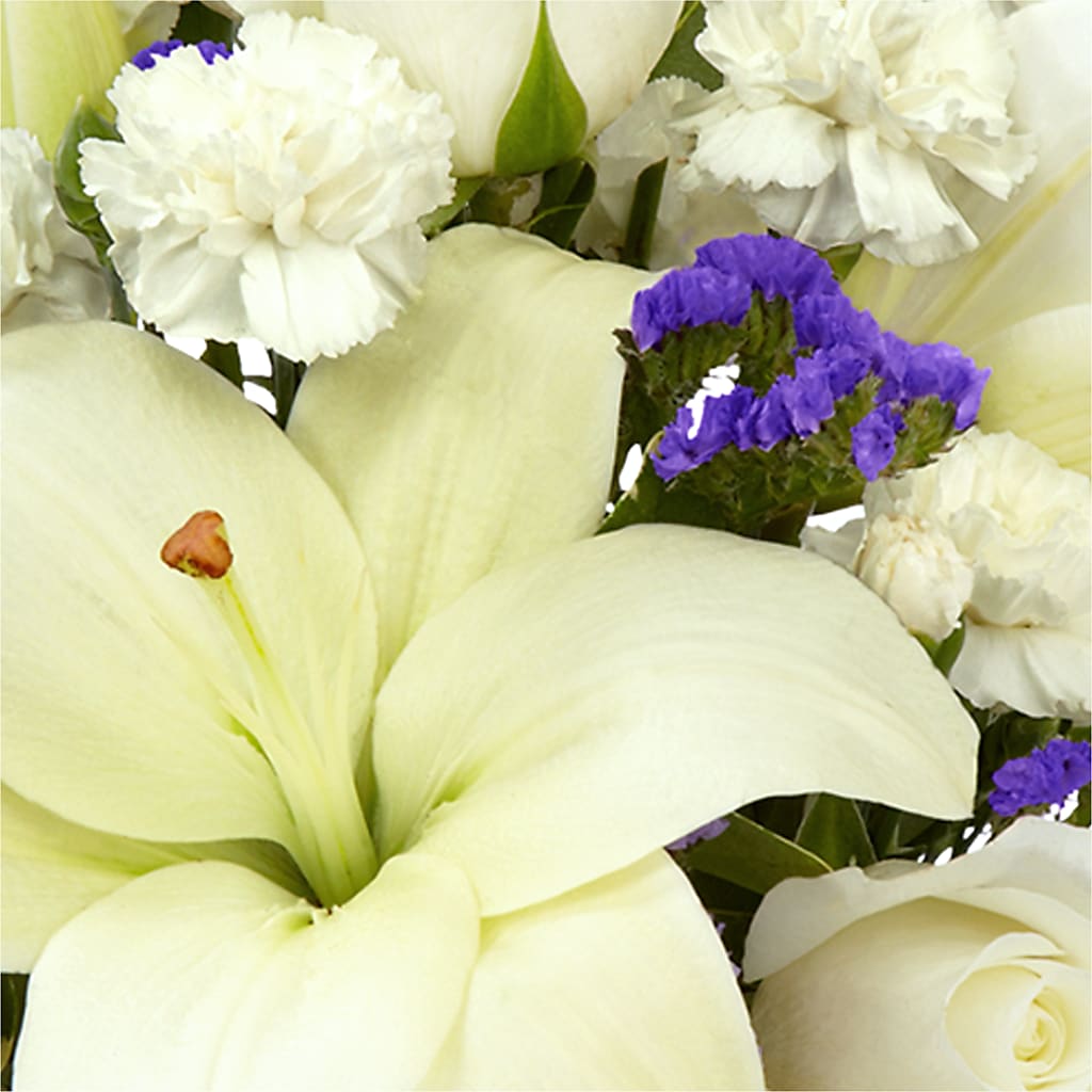 Sapphire Rush Bouquet –  Facet Flowers, Austin TX