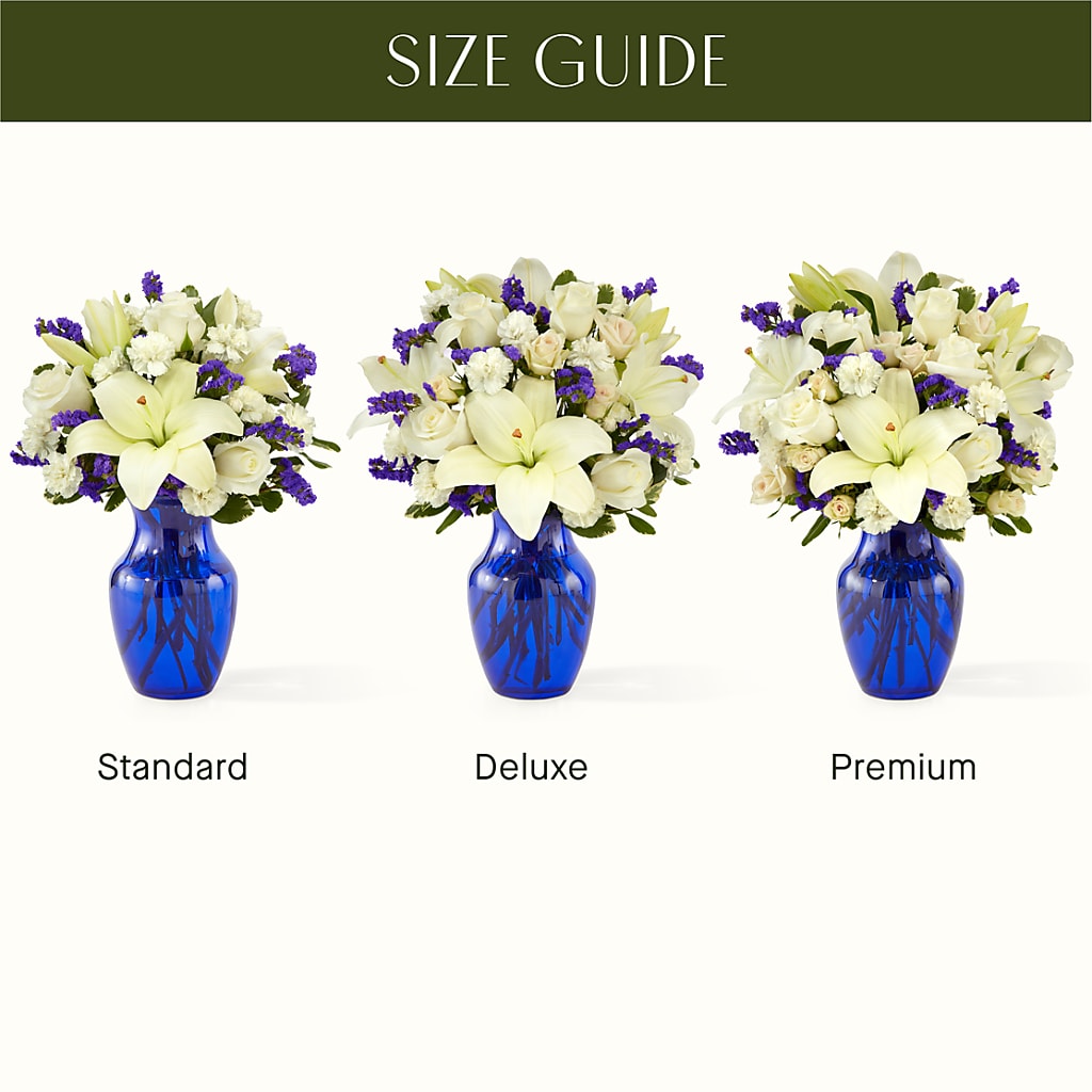 Sapphire Rush Bouquet –  Facet Flowers, Austin TX