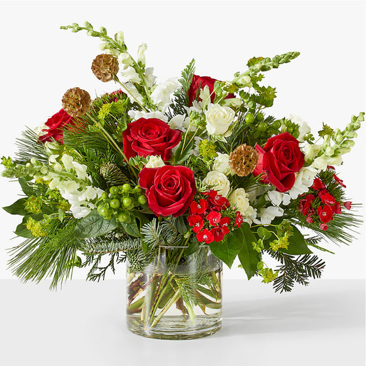 Deck the Halls Bouquet –  Facet Flowers, Austin TX