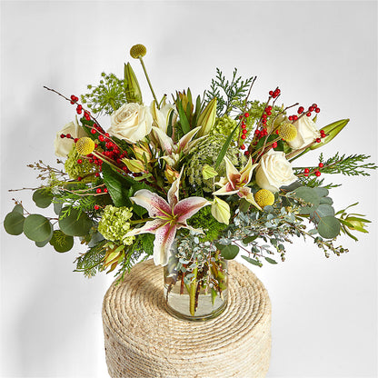 Berry & Bright Bouquet –  Facet Flowers, Austin TX