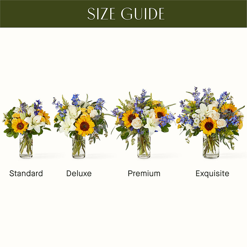 Wonderfully Sunny Bouquet –  Facet Flowers, Austin TX