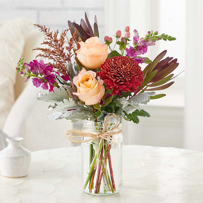 Moody Hues Bouquet –  Facet Flowers, Austin TX