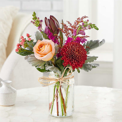Moody Hues Bouquet –  Facet Flowers, Austin TX