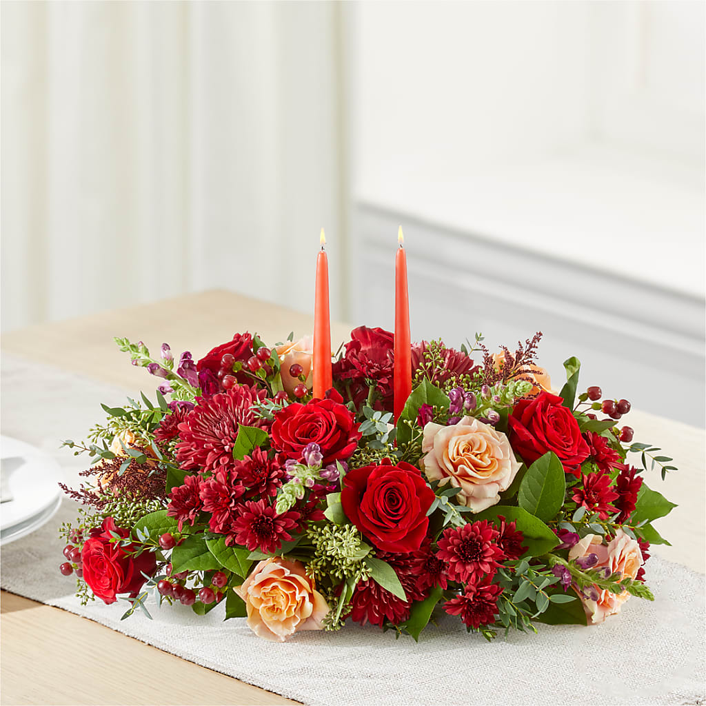 Most Thankful Centerpiece –  Facet Flowers, Austin TX