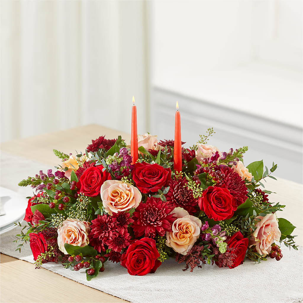 Most Thankful Centerpiece –  Facet Flowers, Austin TX