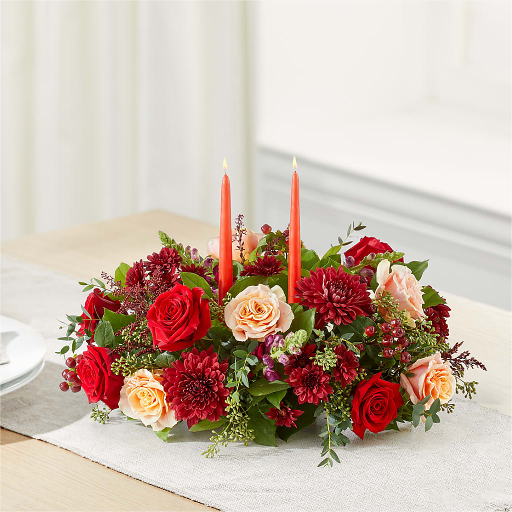 Most Thankful Centerpiece –  Facet Flowers, Austin TX
