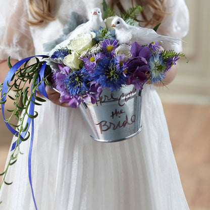 Enchantment Flower Girl Arrangement –  Facet Flowers, Austin TX