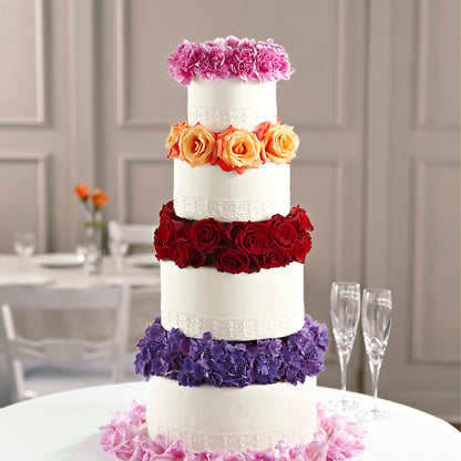 Infinite Love Cake Décor –  Facet Flowers, Austin TX
