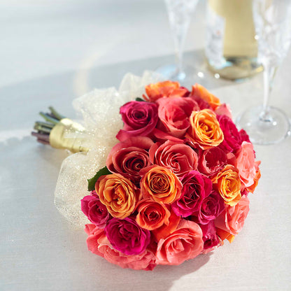 Sweet Roses Bouquet –  Facet Flowers, Austin TX