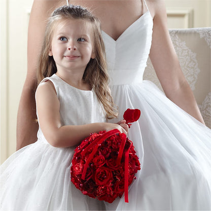 Pure at Heart Flower Girl Arrangement –  Facet Flowers, Austin TX