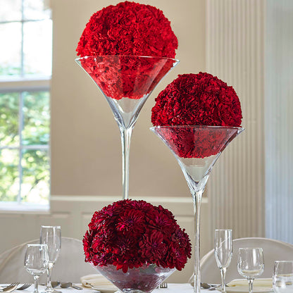 Our Special Vows Centerpiece –  Facet Flowers, Austin TX