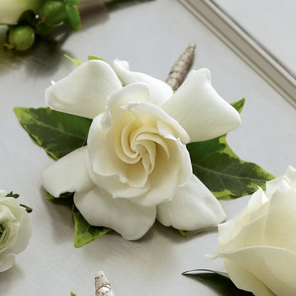 Gardenia Boutonniere –  Facet Flowers, Austin TX