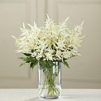 White Astilbe Bouquet –  Facet Flowers, Austin TX