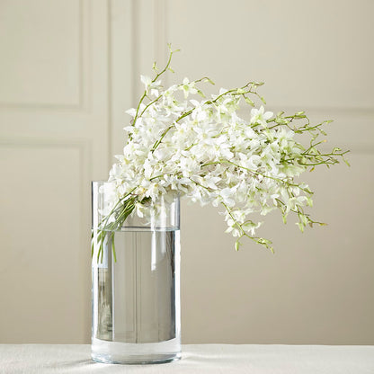 White Dendrobium Bouquet –  Facet Flowers, Austin TX